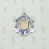 Audley Gold & Enamel on Silver Medal Fob