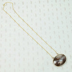 Exquisite Picture Agate Georgian Pendant