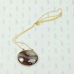 Exquisite Picture Agate Georgian Pendant