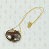 Exquisite Picture Agate Georgian Pendant
