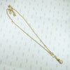 Luxe 18k Gold Chain with Fabulous Engraved Hook
