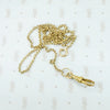 Luxe 18k Gold Chain with Fabulous Engraved Hook