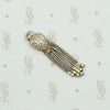 Sterling Tassel with Heart-Shaped Repoussé Top
