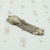 Sterling Tassel with Heart-Shaped Repoussé Top
