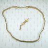 Antique Flat Mesh Chain with Removable Drop