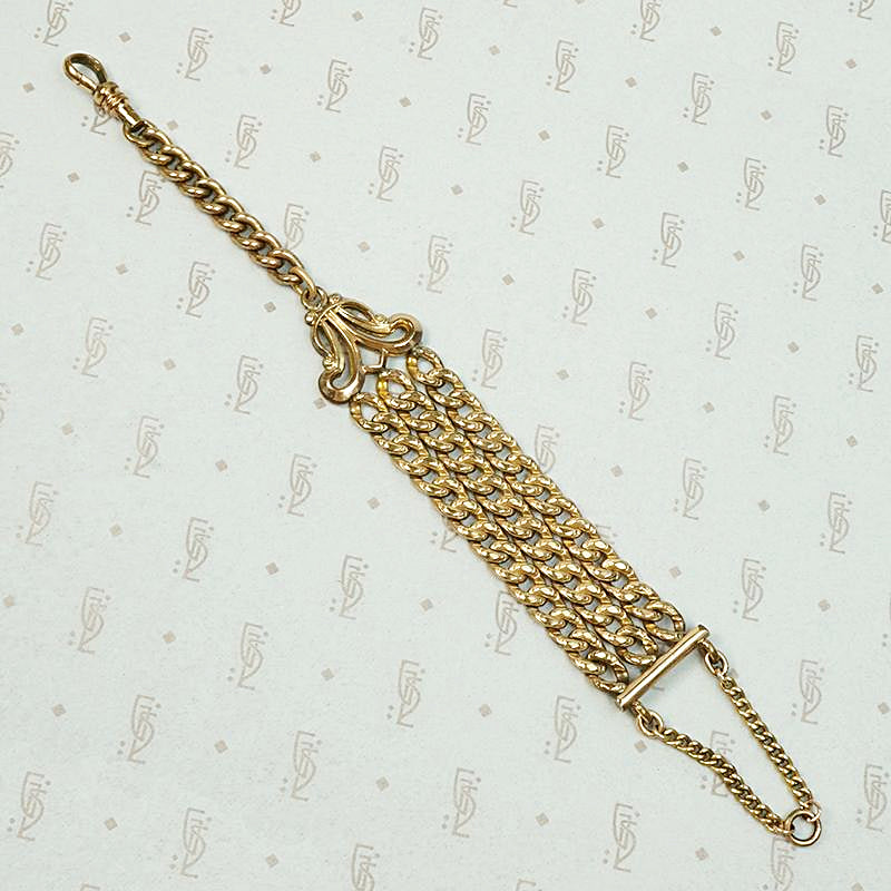 Chunky Victorian Married Chain Bracelet