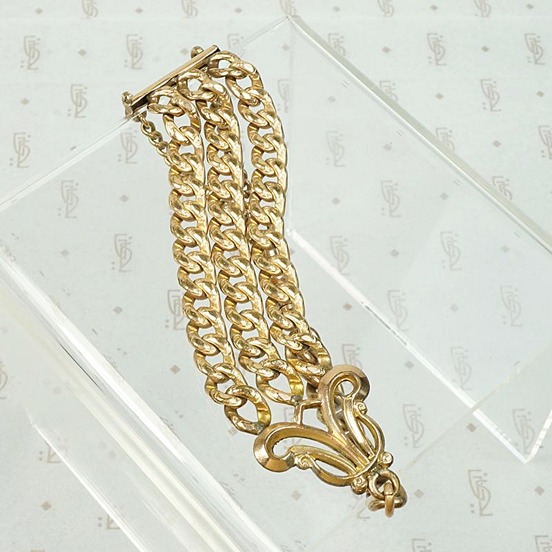 Chunky Victorian Married Chain Bracelet