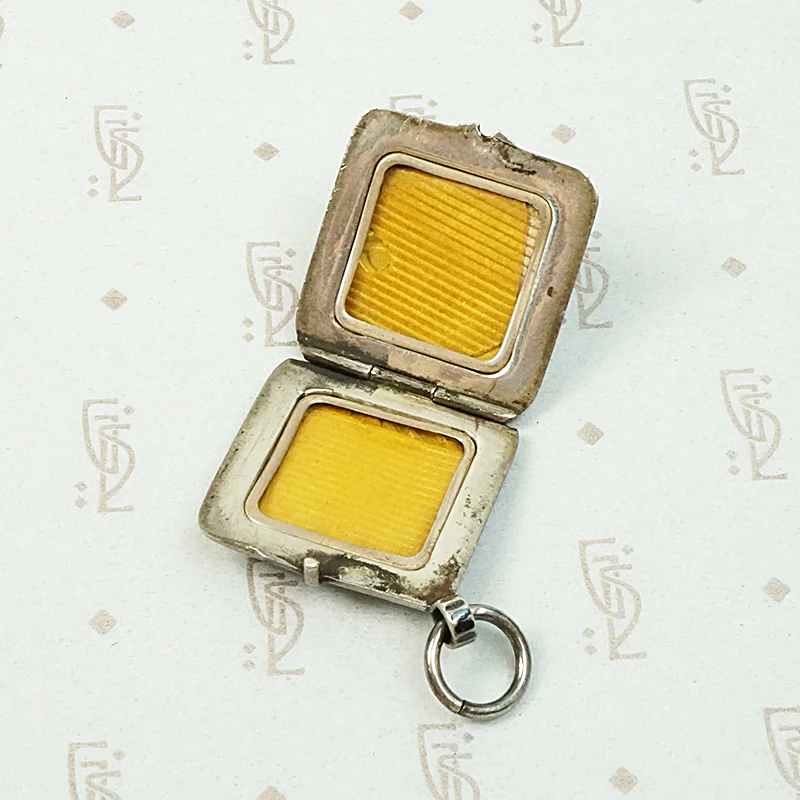 Wonderful Niello & Silver Horse Locket