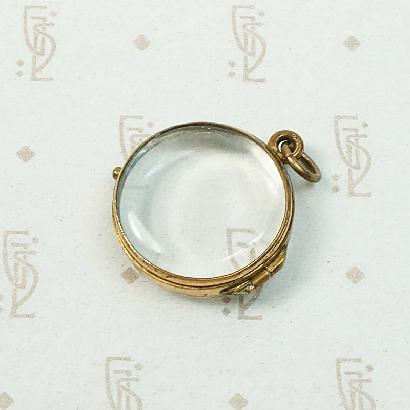 Victorian Double Sided Crystal Locket