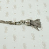 Chubby Silver Tassel with Graphic Star Design