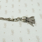 Chubby Silver Tassel with Graphic Star Design