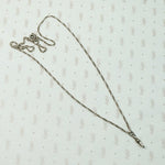 Glittering Sterling Silver Rope Chain with Hook