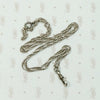Glittering Sterling Silver Rope Chain with Hook