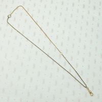 White & Yellow Gold Married Chain with Hook