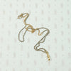 White & Yellow Gold Married Chain with Hook