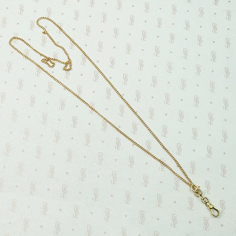 Antique Rose Gold Married Chain with Yellow Gold Findings