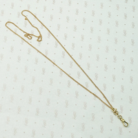 Antique Rose Gold Married Chain with Yellow Gold Findings
