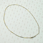 Fancy Flat Link Chain with Double Clasps