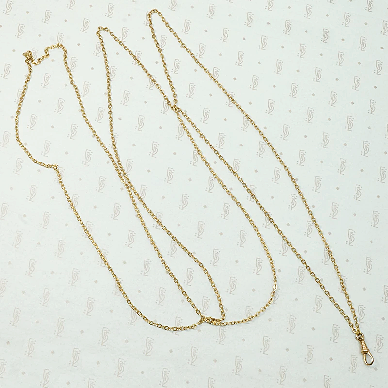 Gold Filled Guard Chain with Watch Hook