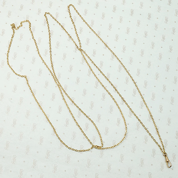 Gold Filled Guard Chain with Watch Hook