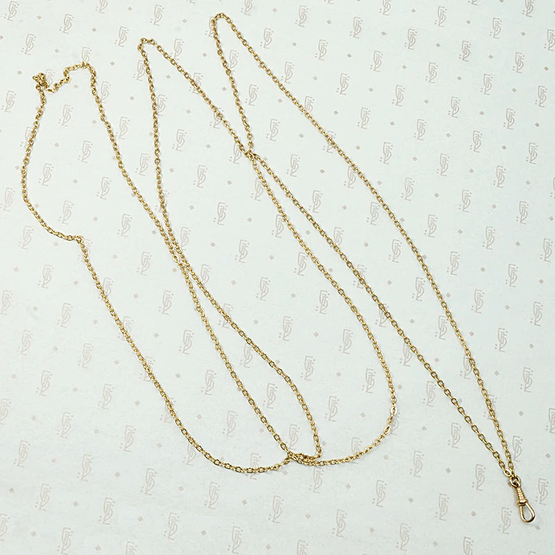 Gold Filled Guard Chain with Watch Hook