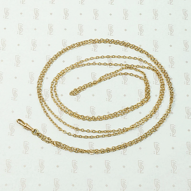 Gold Filled Guard Chain with Watch Hook