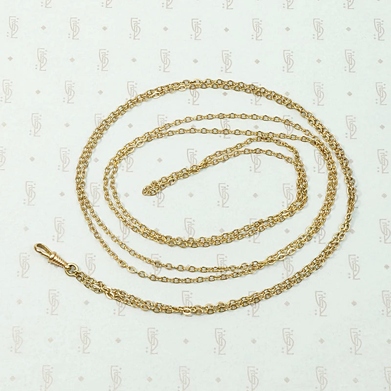 Gold Filled Guard Chain with Watch Hook