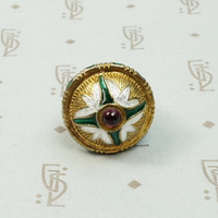 Enameled Silver Gilt Egyptian Revival Pendant
