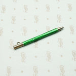 Charming Silver Pencil with Green Guilloché Enamel