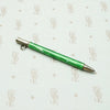 Charming Silver Pencil with Green Guilloché Enamel