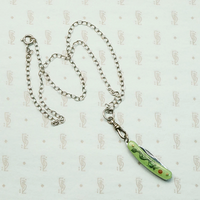 Fun & Kitschy Dragon Pocket Knife Necklace