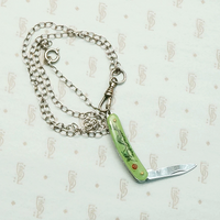 Fun & Kitschy Dragon Pocket Knife Necklace