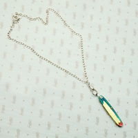 Playful & Surreal Corn Pocket Knife Necklace