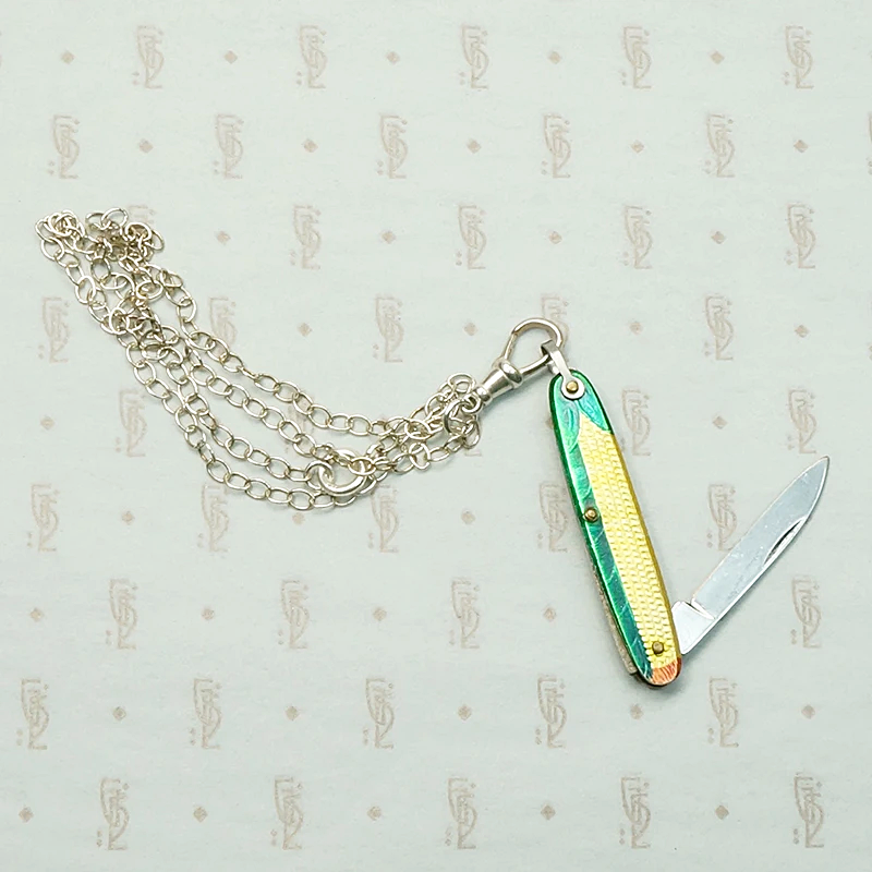 Playful & Surreal Corn Pocket Knife Necklace