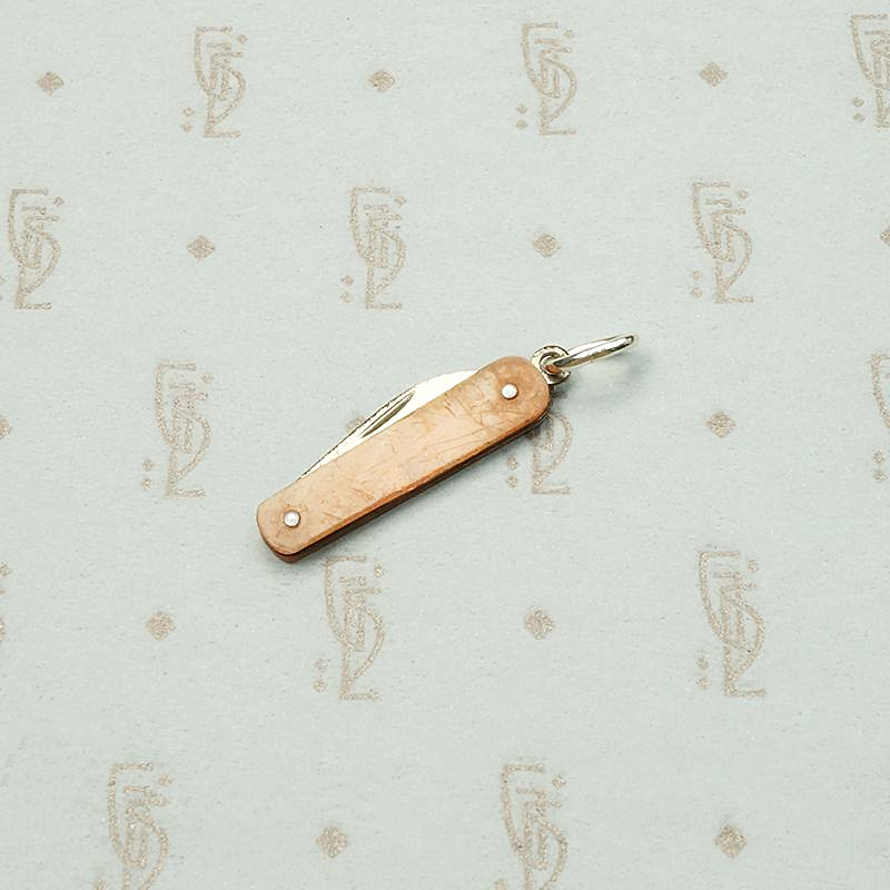 Pretty Pink Czech Tiny Knife