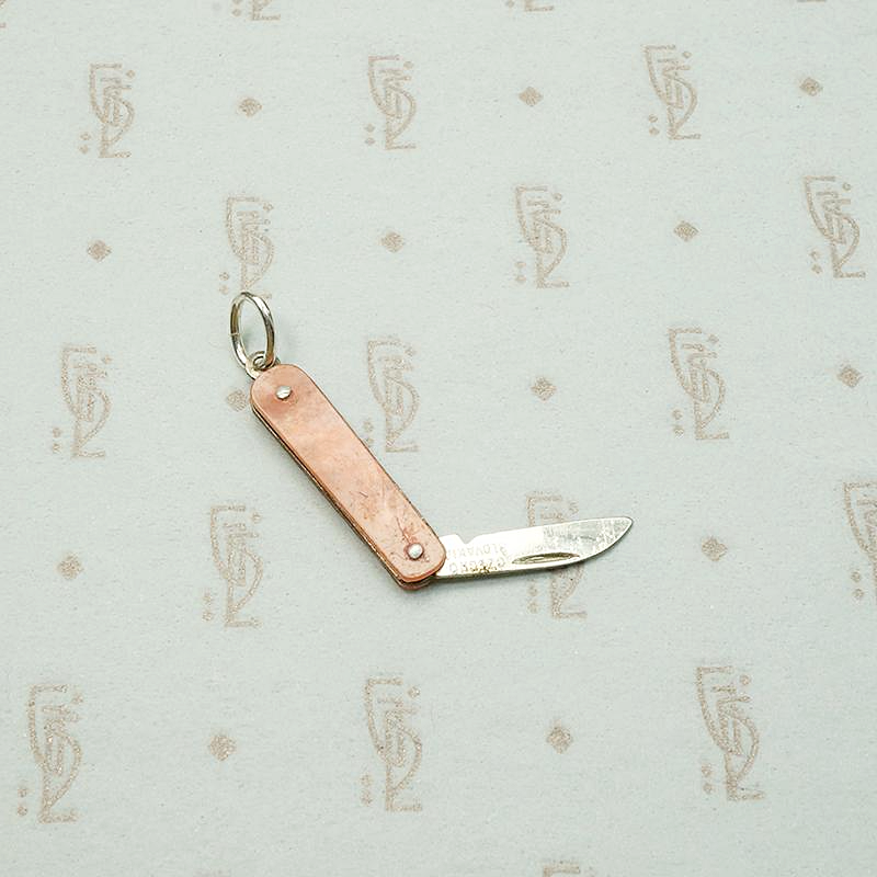 Pretty Pink Czech Tiny Knife