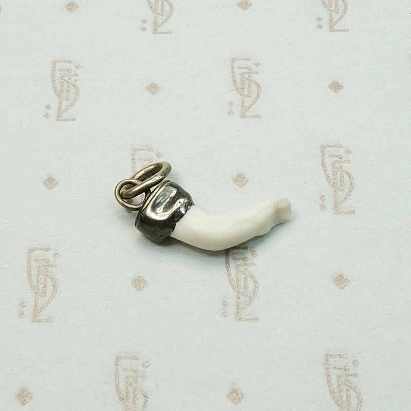 Weird & Wonderful Wee White Porcelain Doll Arm Pendant