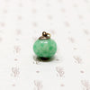 Art Deco Green Pâte de Verre Fob Pendant