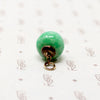 Art Deco Green Pâte de Verre Fob Pendant