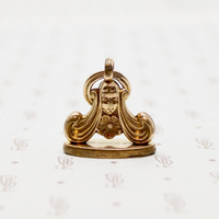 Enchanting Art Nouveau Woman Fob