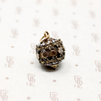 Rings of Flowers Victorian Fob Pendant