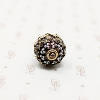 Rings of Flowers Victorian Fob Pendant