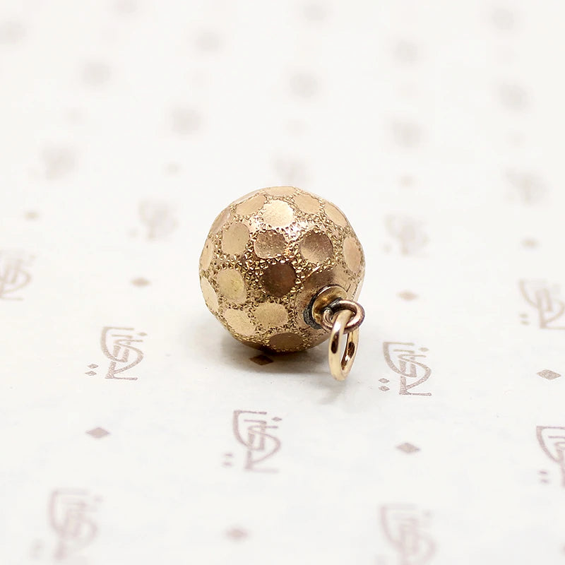 Glittering Victorian Polka-Dot Ball Fob