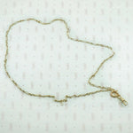 Elegant 14k Gold Paperclip Chain Necklace by Ancient Influences