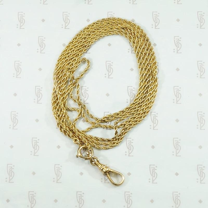 Very Long Victorian Rope Chain by Ancient Influences