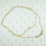 Fancy Gold Chain Convertible Necklace by Ancient Influences