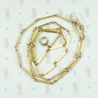 Elegant & Edgy Edwardian Bar Link Chain by Ancient Influences