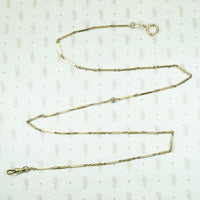 Edwardian Engraved Fancy Flat Married Chain by Ancient Influences