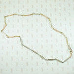 Exquisitely Engraved Tri-Color Fancy Flats Chain by Ancient Influences