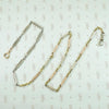 Exquisitely Engraved Tri-Color Fancy Flats Chain by Ancient Influences